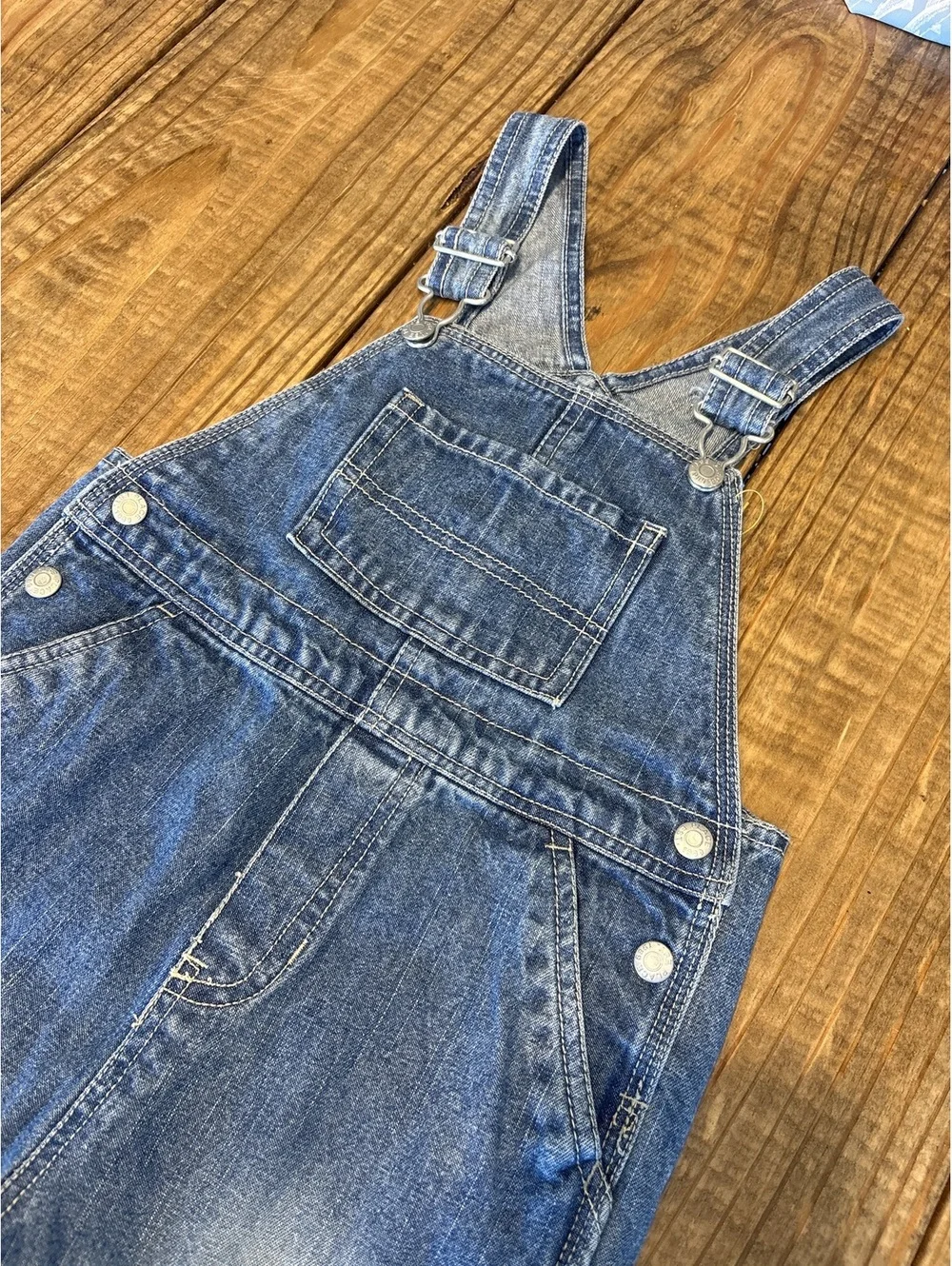 Vintage y2K The Children's Place Boys Denim Overalls 4T Boys Girls Toddler Kids